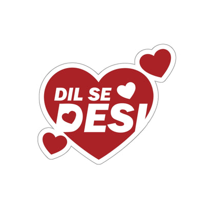 Dil se Desi Die-Cut Sticker