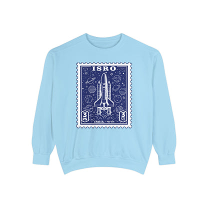 ISRO Unisex Garment-Dyed Sweatshirt