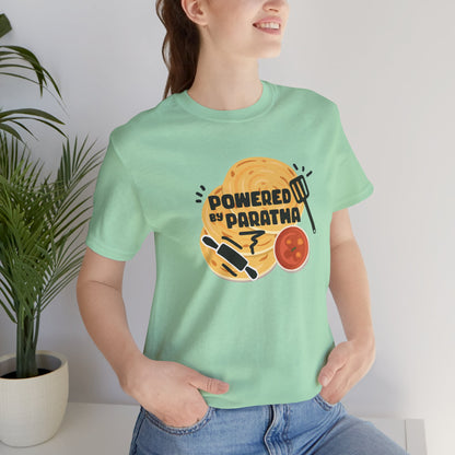 Women's Powered by Paratha Graphic Tee