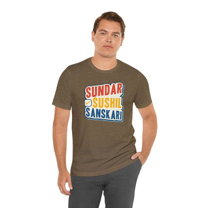 Sundar Sushil Sanskari Graphic T-shirt