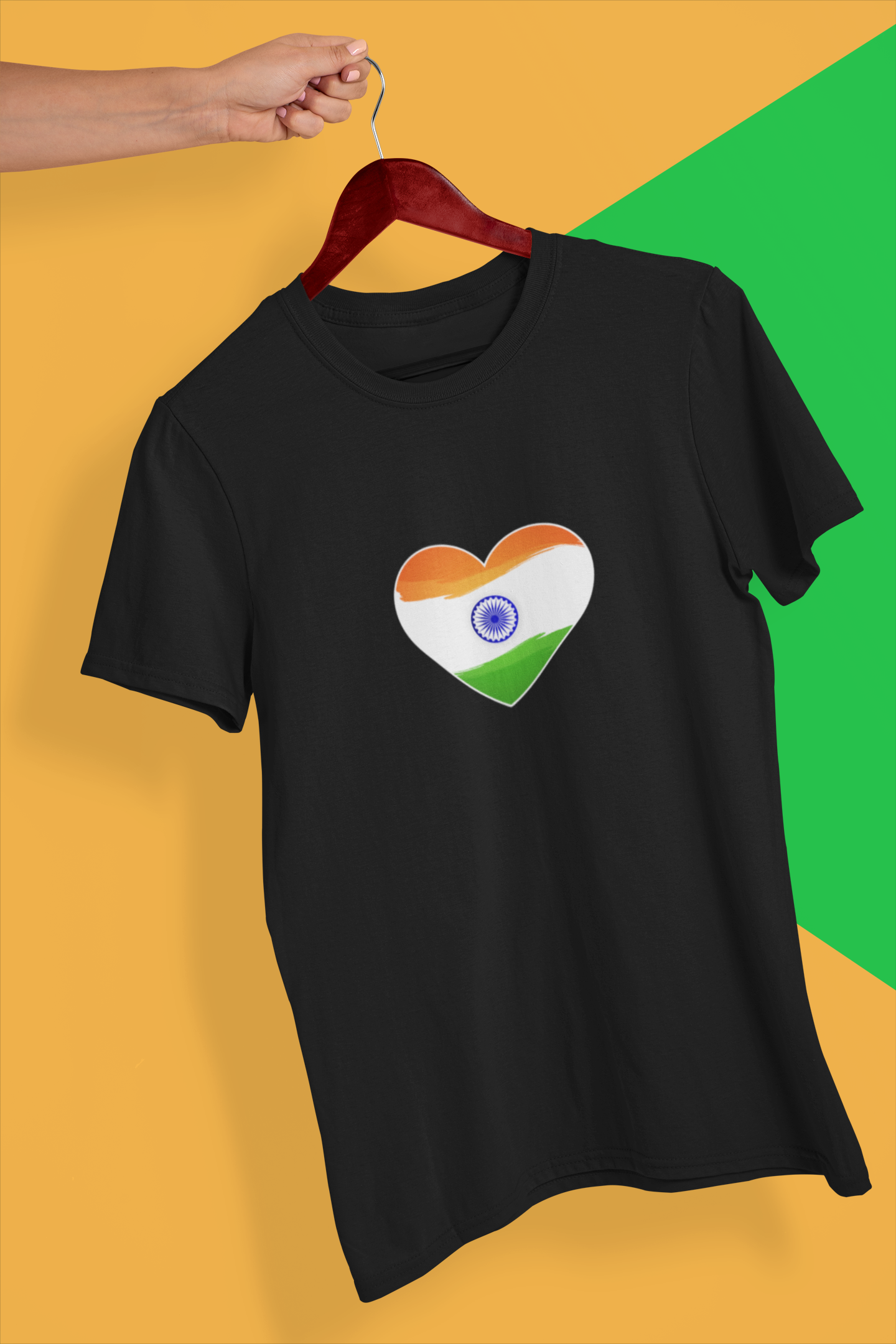 India in heart Graphic T-shirt