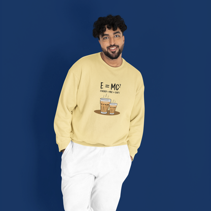 Energy = Chai  Unisex Garment-Dyed Sweatshirt