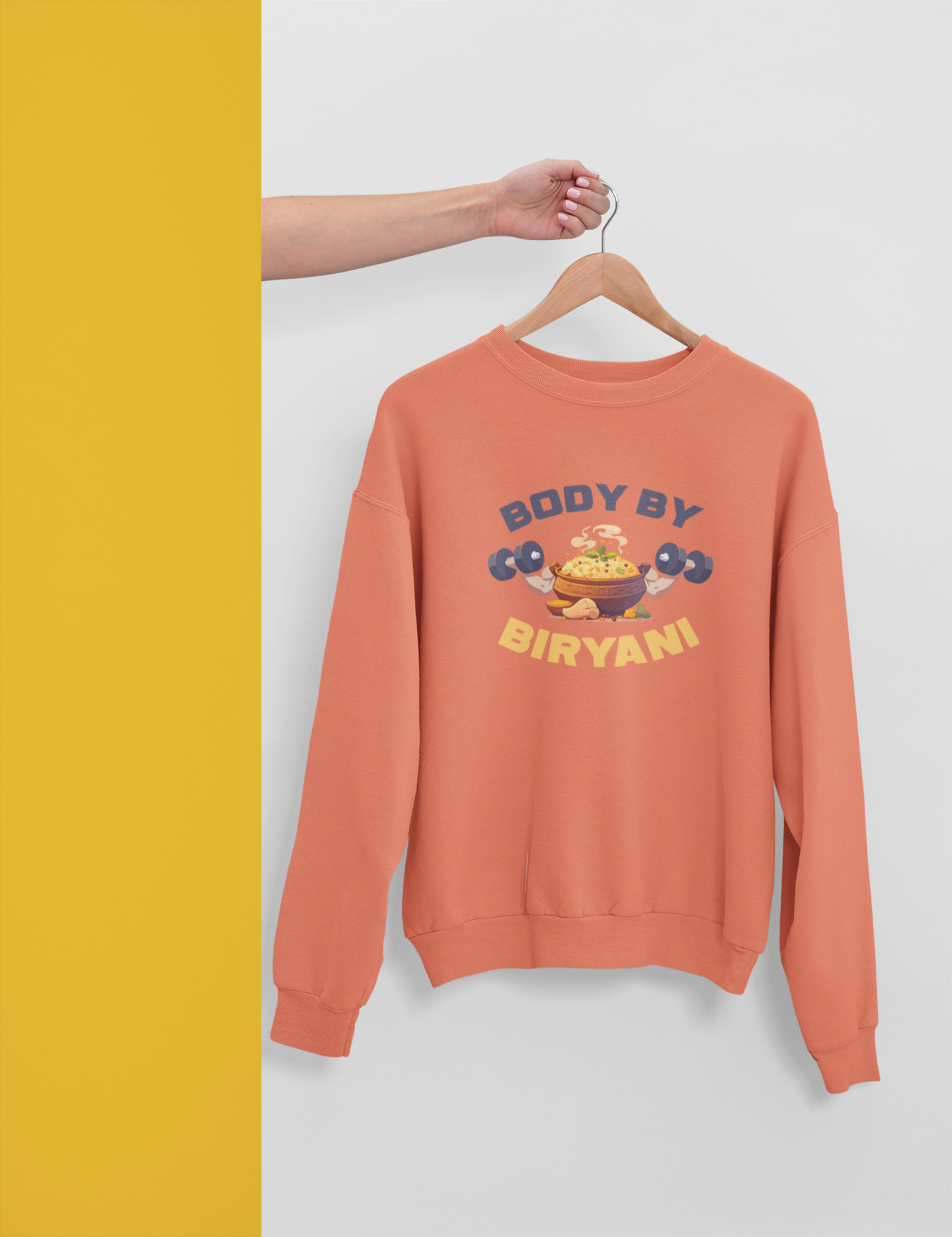 Body By Biryani Unisex Garment-Dyed Sweatshirt