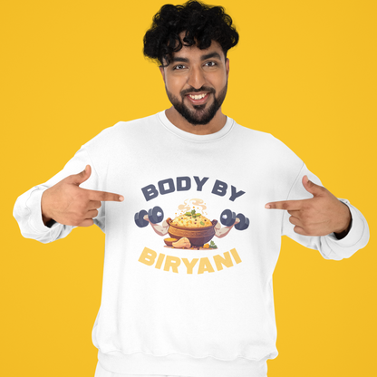 Body By Biryani Unisex Garment-Dyed Sweatshirt