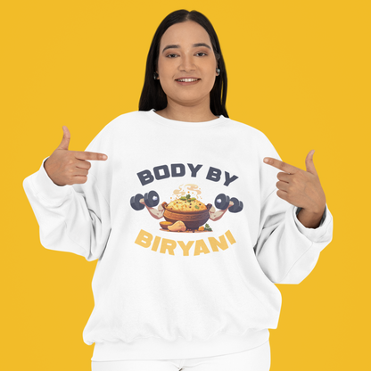 Body By Biryani Unisex Garment-Dyed Sweatshirt