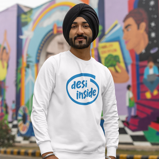 Desi Inside Garment-Dyed Sweatshirt - Currycature 🇺🇸